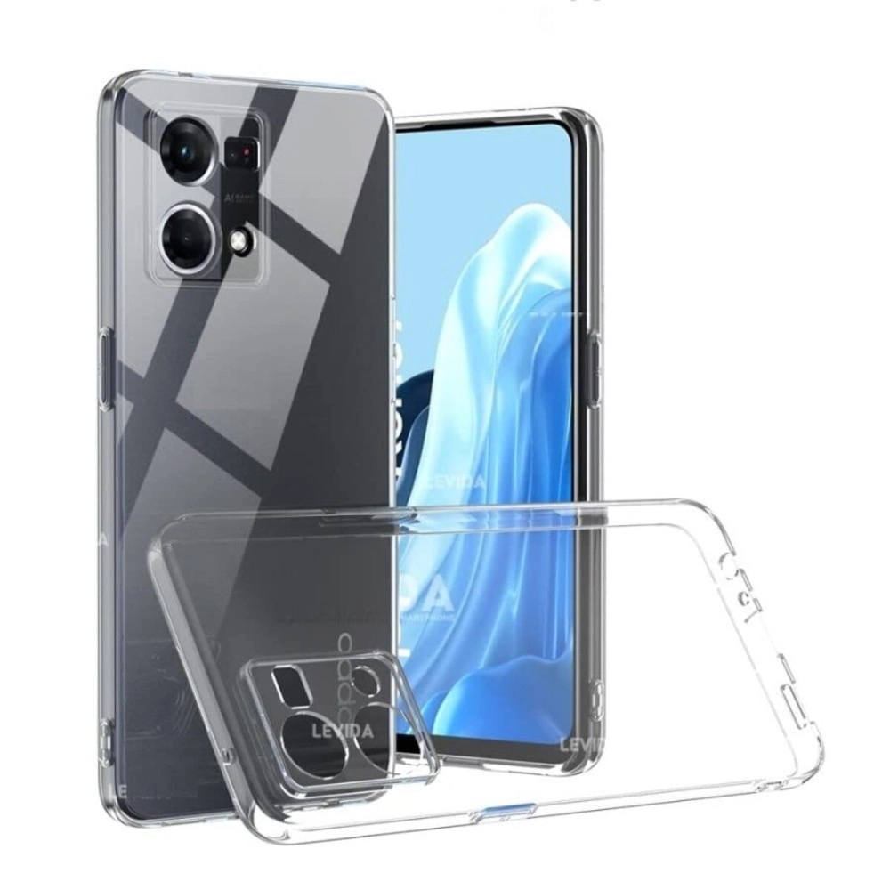 REALCASE Silicone Crystal Clear Back Cover Case For Oppo F21 Pro 4G / F21S Pro 4G | 360 Degree Protection | Transparent Back Cover Case For Oppo F21 Pro 4G / F21S Pro 4G