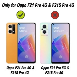 REALCASE Silicone Crystal Clear Back Cover Case For Oppo F21 Pro 4G / F21S Pro 4G | 360 Degree Protection | Transparent Back Cover Case For Oppo F21 Pro 4G / F21S Pro 4G