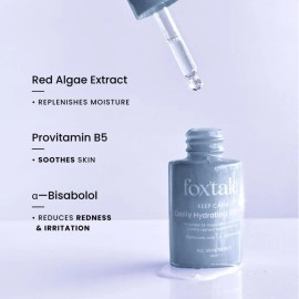 FoxTale Hyaluronic Acid Serum For Plump,Glowing Skin With Vitamin B5,Betaine|Intense 24-Hour Hydration,Brightening|Reduction In Fine Lines&Inflammation|For Dry,Sensitive Skin|Men&Women - 30 Ml