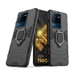 Spazy Case IQOO Neo 6 5G Back Cover | Dual Layer Armor Defender Full Body Protective + PC Hybrid Kickstand Back Case for IQOO Neo 6 5G