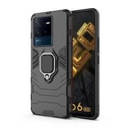 Spazy Case IQOO Neo 6 5G Back Cover | Dual Layer Armor Defender Full Body Protective + PC Hybrid Kickstand Back Case for IQOO Neo 6 5G