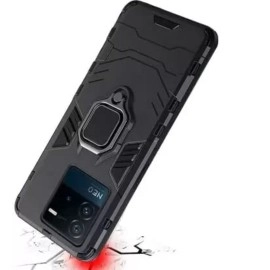 Spazy Case IQOO Neo 6 5G Back Cover | Dual Layer Armor Defender Full Body Protective + PC Hybrid Kickstand Back Case for IQOO Neo 6 5G