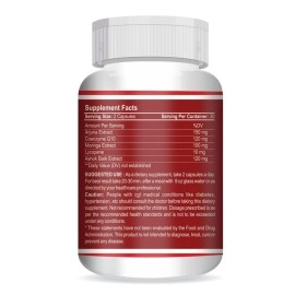 Healthy Nutrition - Just for the Health of it Cardioton with Arjuna Extract & Moringa Extract Heart Health Supplement Veg (60 Capsules) for Men & Women -Pack of 1