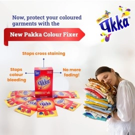 Pakka Fabric Care Solution - Color Fixer, Dyefix, Anti-Fade Formula, Works on All Types of Fabric, 6 Packets