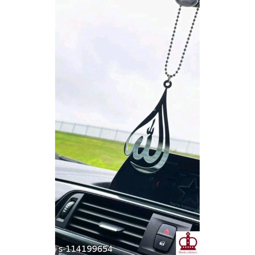 MH VILLA Allah Car Hanging Accessories Interior,Car Dashboard Accessories,Car Mirror Hanging Accessories,Car Decoration Accessories,Dream Catcher for car - Allah - Pack 1