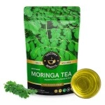 TEACURRY Moringa Leaf Tea (50 Grams, 100 Cups)- Helps with Liver, Bone, Heart, Kidney Health - Kenya\'s Moringa Leaf