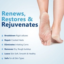 Dr Foot Callus Remover Gel Helps to Remove Calluses and Corns - 100ml & Dr Foot Foot File Callus Remover | For Dead skin, Calluses, Cracked Heels & Hard Skin Remover - With Free Brush