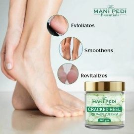The Mani Pedi Essentials - Cucumber Heel Therapy Intensive Treatment Cracked Heel Repair Specialist Cream. Smooth Feet and Freedom from Dry Cracked Heels