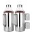 VISAXMI Oil Dispenser with Handle 1 Liter Set of 2 | Oil Container for Kitchen | Oil Can | Oil Bottle | Oil Pourer for Kitchen 1000 ML (Silver, Pack of 2)