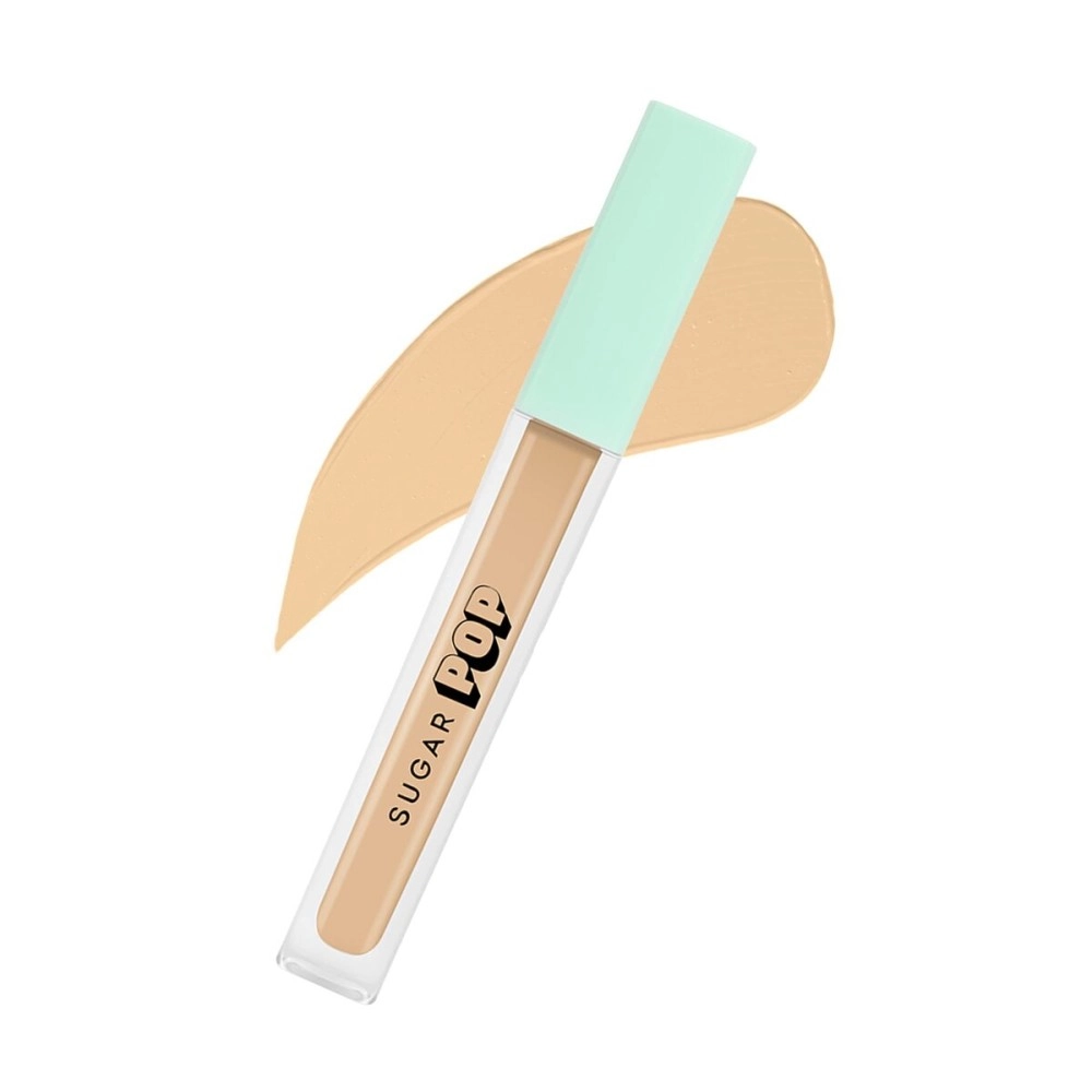 SUGAR POP Full Coverage Concealer Cream For All Skin Types 03 Peanut For Medium To Dusky Skin Tone | Waterproof | Easy To Blend | Rich Matte Finish | 4 Ml, Pack Of 1