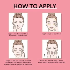 SUGAR POP Full Coverage Concealer Cream For All Skin Types 03 Peanut For Medium To Dusky Skin Tone | Waterproof | Easy To Blend | Rich Matte Finish | 4 Ml, Pack Of 1