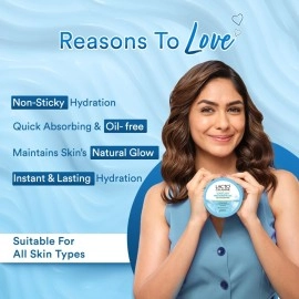 Lacto Calamine Light Moisturising Gel Niacinamide with Vitamin E, Vitamin B5 & Hyaluronic Acid - For Non-Sticky Hydration - Paraben Free - For All Skin Types - 150 g