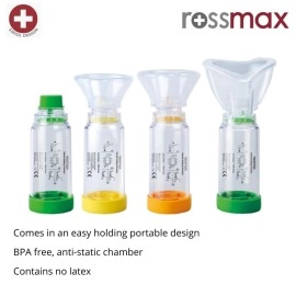 Rossmax Aerospacer AS175 Kids Face Massager, Vibration, Modern Style, Yellow, 8x8x8cm, 200g, BPA Free, Latex Free
