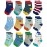 FOOTPRINTS Organic Cotton Anti-Skid Socks, P6 BOY, 3 Years-5 Years