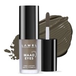 Lamel Matte Liquid Eyeshadow - Long Lasting Waterproof Eye Tint - Quick-Drying, Hypoallergenic Eye Makeup - Creamy & Smooth Formula - Gray Matte Cream Eyeshadow - Maad Eyes, 403, 5.2ml / 0.17oz
