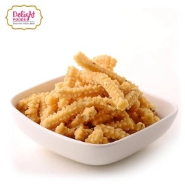 Delight Foods Mylapore Iyers Butter Murukku 200g | Healthy Groundnut Oil Fried Benne Murruku, Tea/Coffee time Snacks, Namkeen (200)