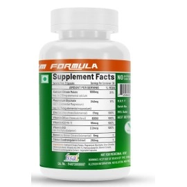 NutriJa Calcium Magnesium Zinc with Vitamin D3, Boron, K2 & B12 | Complete Bone Health & Joint Support Supplement for Men & Women (60 Capsules)