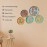RITUALISTIC Madhubani Iron Wall Plates- Set of 5 (Multicolor) Wall Decoration Items For Living Room, Bedroom, Office | Wall Decor | Gift Items