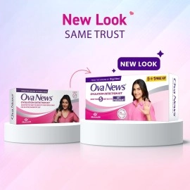 Ova News Ovulation Detection Kit for women planning pregnancy - 5 strips by Mankind x Pack of 2