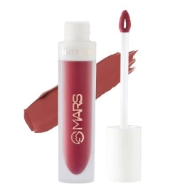 MARS Matte Liquid Lip Color | Long Lasting | Non-Transfer & Waterproof Lipstick for Women (4.5 ml) (20-Celebrity Red)