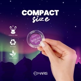 MARS Northern Lights In A Pan Eyeshadow Powder With Dual-Tone Shimmer Shades | Single Swipe Pigmentation | Easy to Blend (0.5gm) (04-CANADIAN GLEAM),Purple
