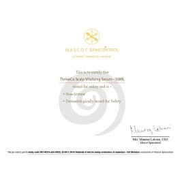 ThriveCo Scalp Vitalizing Serum, For Scalp Related Problems Like Dryness, Dandruff & Itchiness Provides Clean Scalp & Promotes Hair Growth 50Ml Transperant