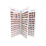 Sunaina Forehead Sticker kumkum Gold stone Multicolour Bindi Booklet For Women & Girls (stone Bindi Book - 276 bindis)