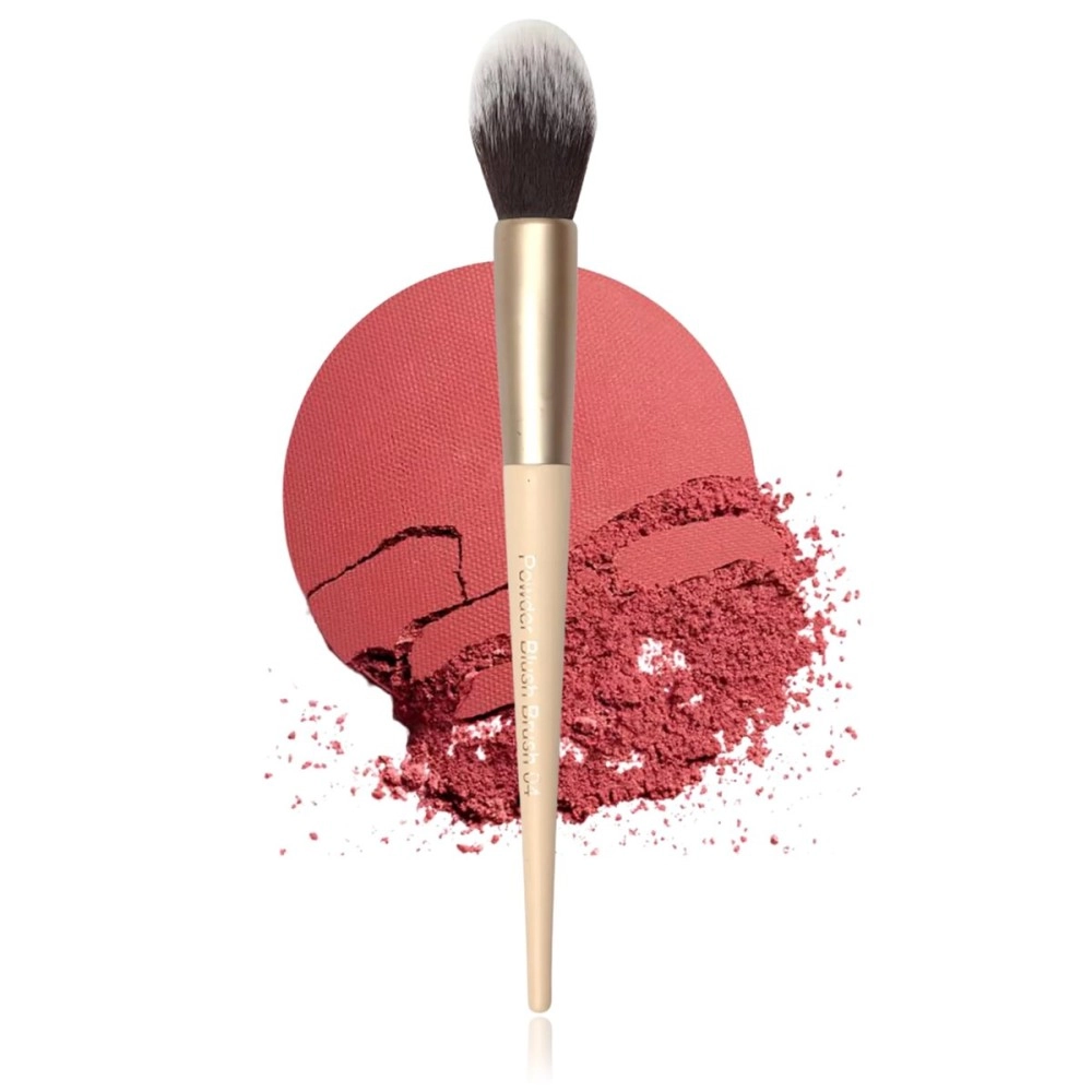 Milagro Beauty Powder Blush Brush 04 - Fluffy, Vegan Brush for Setting Powder, Bronzer, Blush & Contour Application, Seamless Blending, Soft Bristles, Precision Shape, Cruelty-Free