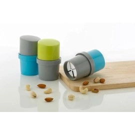 Solitude Dry Fruit Cutter, Slicer, Grinder, Chocolate Cutter and Butter Slicer with 3 in 1 Blade for Almonds, Cashews etc (Stainless Steel)