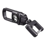 GREENWORLD Stainless Steel Black Color Fob Key Heavy Duty Keychain Suitable For Creata/Verna/Venue/I10/I20/And All Hyuan-Dai Model Car (Black)