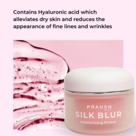 PRAUSH BEAUTY Silk Blur Moisturising & Hydrating Primer 50 Gm, With Hyaluronic Acid And Avocado Extracts, Pink