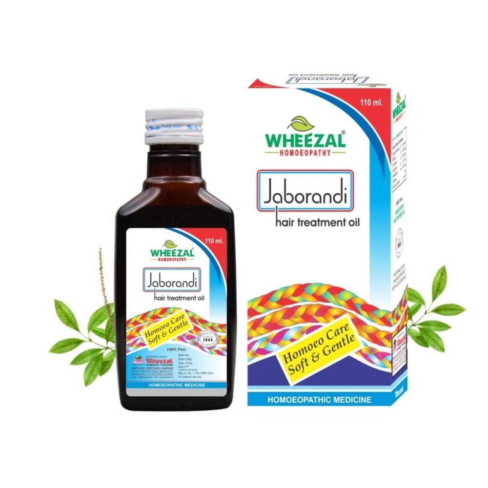 JESICA Wheezal Jaborandi Hair Treatment Oil 110 ml (Pack of 2)
