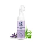 Foodie Puppies Paw Cleaner for Dogs & Cats - 150ml | Lavender No-Rinse Foaming Cleanser with Silicone Brush | Tea Tree Oil & Aloe Vera | Quick Dry, Lick-Safe, Allergen-Free, Moisturizing & Freshening