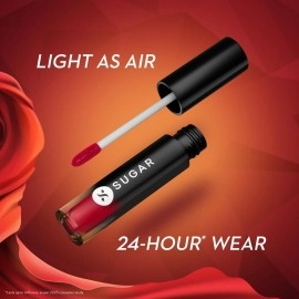 SUGAR Cosmetics Mousse Muse Lip Cream | Lasts 24+ Hrs | Creamy Mousse Lipstick | Waterproof & Smudgeproof | 5ml - 04 Water Lillies