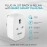 QUBO 16A Wifi + BT Smart Plug from Hero Group, Energy Monitoring, Suitable for large appliances like ACs, Geysers & Water Pumps (Voice Control with Amazon Alexa and Google Assistant)