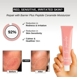 The Formularx Peptide Ceramide Moisturizer - Barrier Plus Nourishing Barrier Repair Moisturizer For Normal, Dry, Compromised, Sensitive skin 50 g