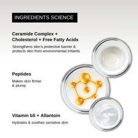 The Formularx Peptide Ceramide Moisturizer - Barrier Plus Nourishing Barrier Repair Moisturizer For Normal, Dry, Compromised, Sensitive skin 50 g