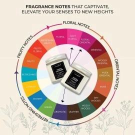 Aromahpure Scented Candles (55 Hrs) 100% Soy Wax, Handcrafted | Smoke-Free | Sweet Cinnamon- Floral, Cinnamon & Woody, Sugar Cookies- Sugary, Caramel & Vanilla Fragrance