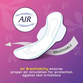 Bella Ultra Night Drai Pads Women|Sanitary Napkins|Drai Topsheet|31,5 Cm Long| Wings|Breathable|Lock Gel System|Green Edge System|Fast Absorption|For Rash Free Period|Size Xxl|Pack Of 1|14 Pcs