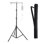GIFTMAX Hospital Iv Drip Glucose Saline Stand For Multipurpose Adjustable Drip Stand With Carry Bag Iv Drip Stand For Home,Clinic,Hospital,Pack of 1