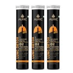 Auric Lung Detox Supplement With Natural Blend of NAC, Pushkarmool, Piper Longum & Licorice Herbs Extract | Pack of 60 Tablets