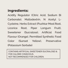 Auric Lung Detox Supplement With Natural Blend of NAC, Pushkarmool, Piper Longum & Licorice Herbs Extract | Pack of 60 Tablets