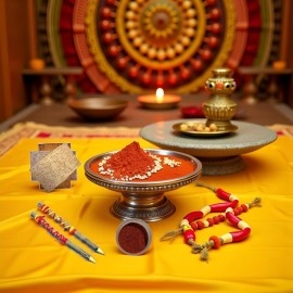 Shrichand Bhojpatra(Pack of 10)(6.5*8inch) with anar kalam, astgandh, Sandalwood powder for pooja, Bhoj patra For Yantra Writing Pooja Samagri, Betula utilis bark, Original bhoj patra sheets tree bark