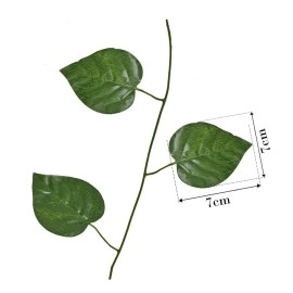 VRB Dec (Pack of 6 Fake Vines Fake Ivy Leaves Artificial Ivy, Ivy Garland Greenery Vines for Bedroom Decor Aesthetic Silk Ivy Vines for Room Wall Home (Money Creeper (Pack of 6))