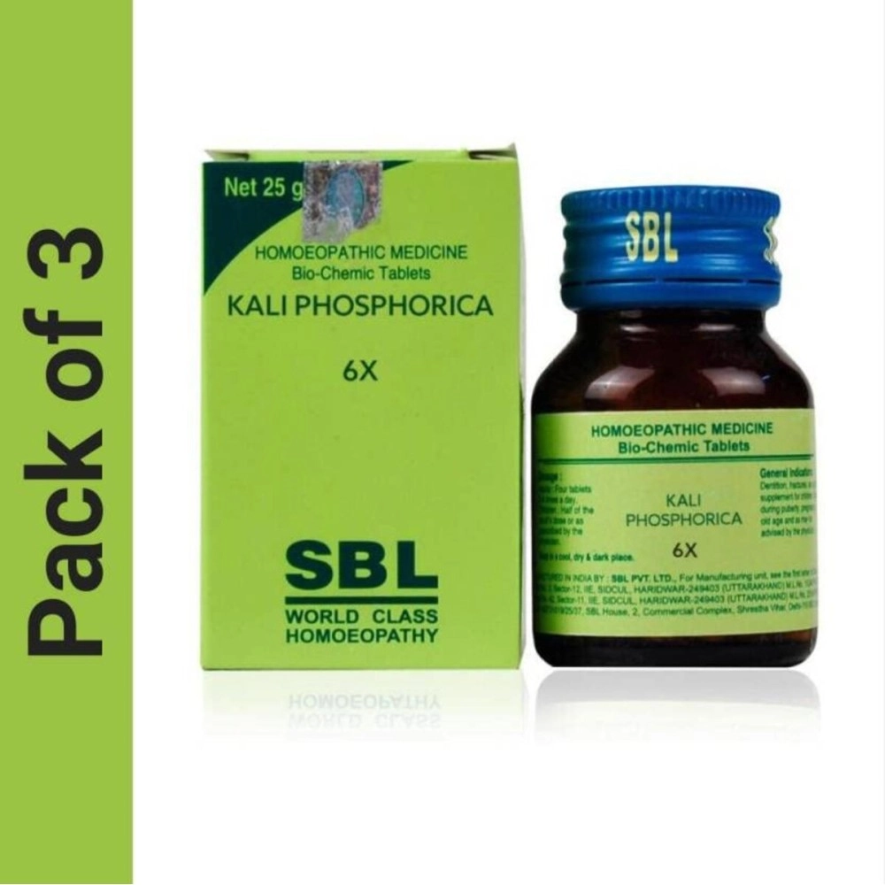 SBL Kali Phosphorica 6X, 25g (Pack of 3)
