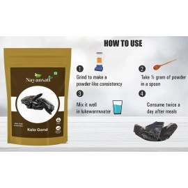Nayanvati - Kala Gond Gond Siyah Black Gum for Joint Pain 100 gm