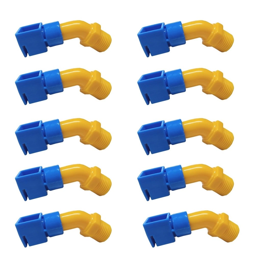 Droptech Solar panel cleaning sprinkler shower pvc set of 10 pcs (1/2 inch,standard size) short