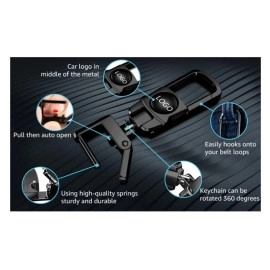 Greenworld black Color Car Key Fob Key Chain Heavy Duty Keychain for Niss-an Magnite/Kicks And All Niss-an Model With New Niss-an Logo (Black) | Metal