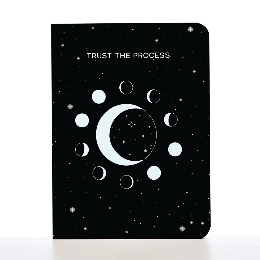 Factor Notes Trust The Process 100 GSM 144 Pages Ruled Pocket Notebook, A6 Size