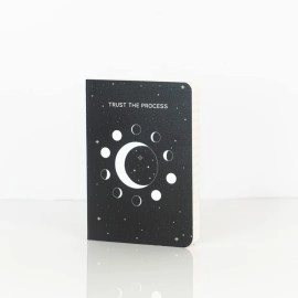 Factor Notes Trust The Process 100 GSM 144 Pages Ruled Pocket Notebook, A6 Size